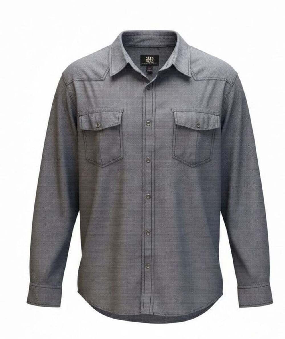 Rock & Republic Long Sleeve Button Up Shirt Size XL Gray